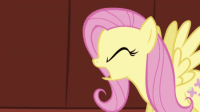 fluttershy scream animated.gif