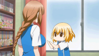 anime-гифки-D-Frag-Shibasaki-Roka-1059349.gif