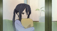 azusa-hugs-pillow.gif