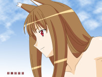 Konachan.com - 815 horo sky spice_and_wolf vector.jpg