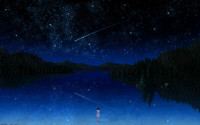 Konachan.com - 32892 darker_than_black pai sky stars water.jpg