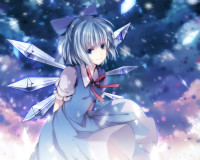 Konachan.com - 58584 blue_hair cirno short_hair snow touhou wings.jpg