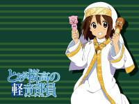 Konachan.com - 81661 cosplay green hirasawa_yui k-on! to_aru_majutsu_no_index.jpg