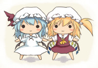 444772 - 2girls chibi flandre_scarlet multiple_girls noya remilia_scarlet siblings sisters touhou.jpg