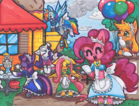 8936 - applejack derpy_hooves fluttershy maid pinkie_pie Platina-Jolteon rainbow_dash rarity twilight_sparkle.jpg