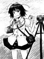 Gelbooru 309405 hat monochrome shameimaru_aya tagme touhou.jpg