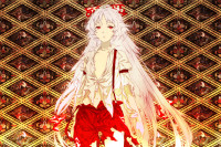 Konachan.com - 82762 egawa_satsuki fujiwara_no_mokou long_hair red_eyes torn_clothes touhou.jpg