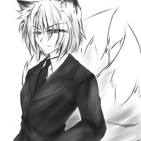 f72ad59d0e9c91ff679820ea1ce440ff formal pant_suit suit touhou monochrome yakumo_ran tail animal_ears fox_ears fox_tail ai_ha.jpg