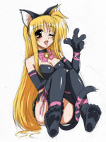 Danbooru 539977 animal_ears bell cat_ears choker elbow_gloves fate_testarossa feet gloves legs long_hair mahou_shoujo_lyrical_nanoha mahou_shoujo_lyrical_nanoha_strikers tail.jpg