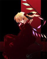 250851 - blonde_hair card flandre_scarlet flower short_hair touhou wings.jpg