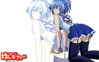 Konachan.com - 65105 blue_eyes blue_hair garter_belt kampfer maid senou_natsuru stockings thighhighs vector white.jpg