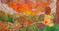 33681 - applejack Landscape sunset sweet_apple_acres.jpg