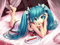 Konachan.com - 85136 cleavage dress hatsune_miku photoshop ribbons tonoimo twintails vocaloid.jpg