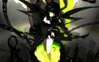 Konachan.com - 119781 black_rock_shooter chain death_scythe dress green_eyes horns scythe skull takanashi_yomi weapon wings.jpg