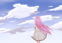 Konachan.com - 71148 megurine_luka sky vocaloid.jpg