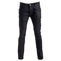 Mens Crafted Black Skinny Zip Jeans.jpg