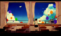 Konachan.com - 124133 asukan black_hair clouds gumi sky vocaloid.jpg