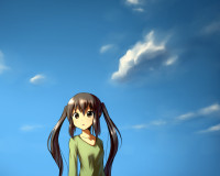 Konachan.com-111440-black_hair-clouds-k-on-nakano_.jpg