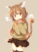 Danbooru-538244-animal_ears-black_legwear-brown_ey.jpg