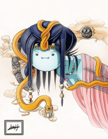 adventure_time_yoshitaka_amano_crossover_by_leadap.jpg