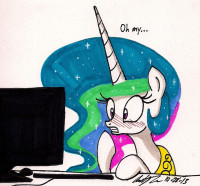 458735__safe_solo_princess+celestia_blushing_compu.jpg