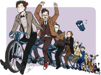 eleven_doctors_on_a_bike_by_reapersun-d5cgc3t.jpg