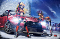 Asuka_and_Nadia__Evo_X_Lancer_by_mastafuu.jpg