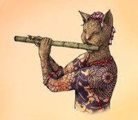 khajiiti_flutist_by_theoldyebard-d4w7mzf.jpg