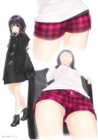 Plaid-Shorts-Kitakami-[KanColle].jpg