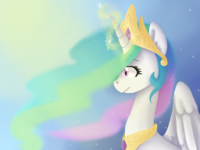 724671__safe_solo_princess+celestia_magic_artist-c.jpeg