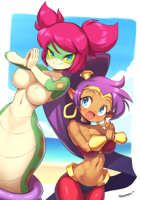 __shantae_and_tuki_shantae_series_drawn_by_nestkee.jpg