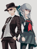 __kuzuryuu_fuyuhiko_and_pekoyama_peko_danganronpa_.jpg