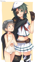 __kiso_and_maru_yu_kantai_collection_drawn_by_meti.jpg