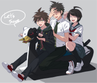 __hinata_hajime_monokuma_naegi_komaru_and_naegi_ma.jpg