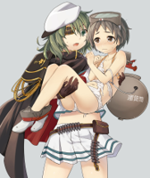 __kiso_and_maru_yu_kantai_collection_drawn_by_tara.jpg