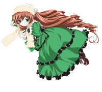 moe 68993 heterochromia lolita_fashion rozen_maiden suiseiseki transparent_png vector_trace.png