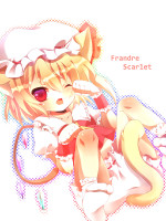 960877 - animal_ears blonde_hair bloomers cat_ears dutch_angle fang flandre_scarlet hat highres kagami_reido kemonomimi_mode knees paw_pose red_eyes short_hair short_sleeves sitting socks solo tail touhou wink wrist_cuf.png