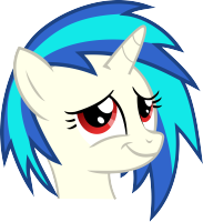 vinyl_scratch_vector___proud_moment__red_eyes__by_namelesshero2222-d4u02u3.png