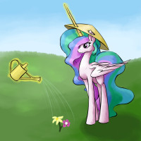 418910__safe_solo_princess+celestia_cute_magic_hat.png