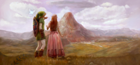 zelda_oot__link_and_malon_by_alinemendes-d5srvod__.png