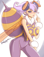 q_bee_sketch_by_dejaguar-da9ebpn.png