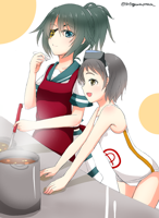 __kiso_and_maru_yu_kantai_collection_drawn_by_soto.png