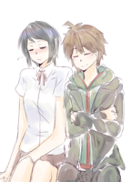 __ikusaba_mukuro_and_naegi_makoto_danganronpa_and_.png
