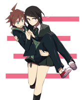 __ikusaba_mukuro_and_naegi_makoto_danganronpa_and_.png