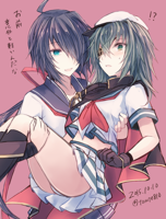 __kako_and_kiso_kantai_collection_drawn_by_kabocha.png