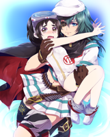 __kiso_and_maru_yu_kantai_collection_drawn_by_mony.png